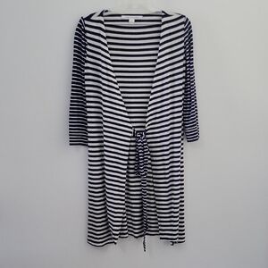 DIANE vonFurstenberg Stripes Duster, Size 2